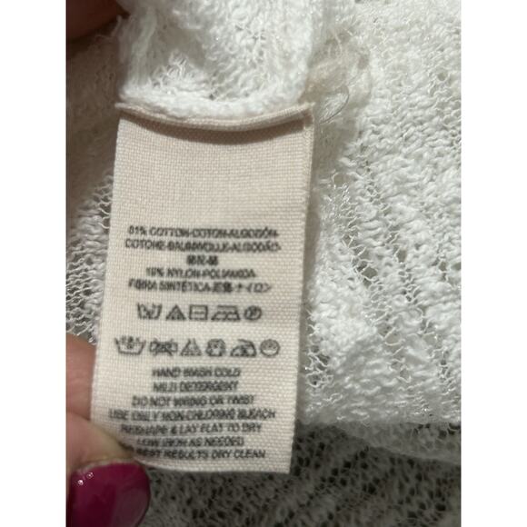 Free People Women’s S Thrills + Frills off Shoulder Lace Top - Read - Picture 7 of 10